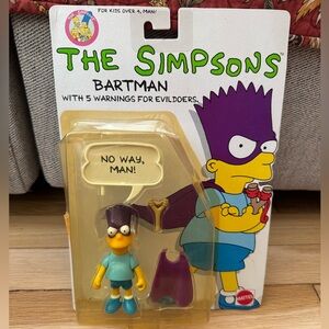 Vintage Mattel Bartman Action Figure - Simpsons